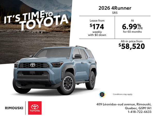 2026 Toyota 4Runner