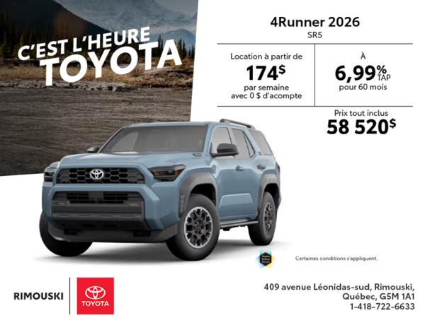 Toyota 4Runner 2026