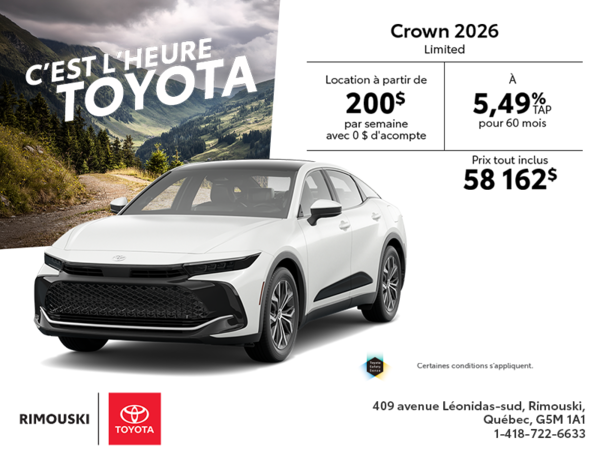 Toyota Crown 2026
