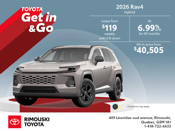 2026 Toyota RAV4 Hybrid