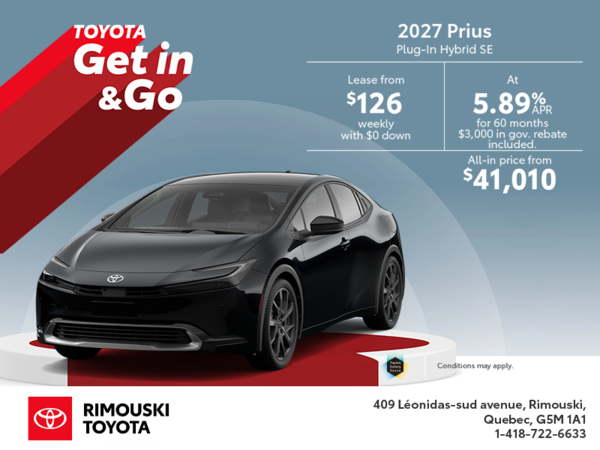 2027 Toyota Prius Plug-In Hybrid
