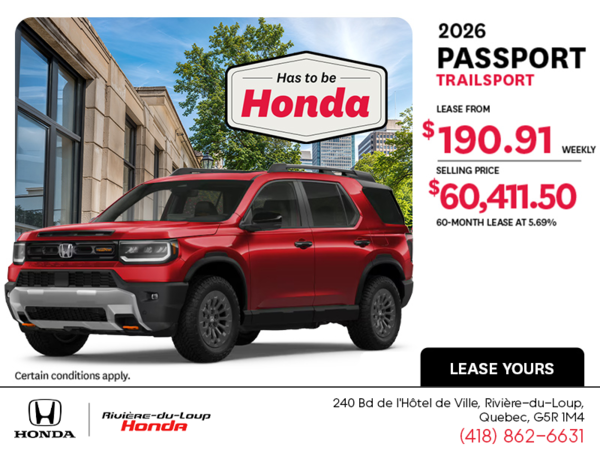 2026 Honda Passport
