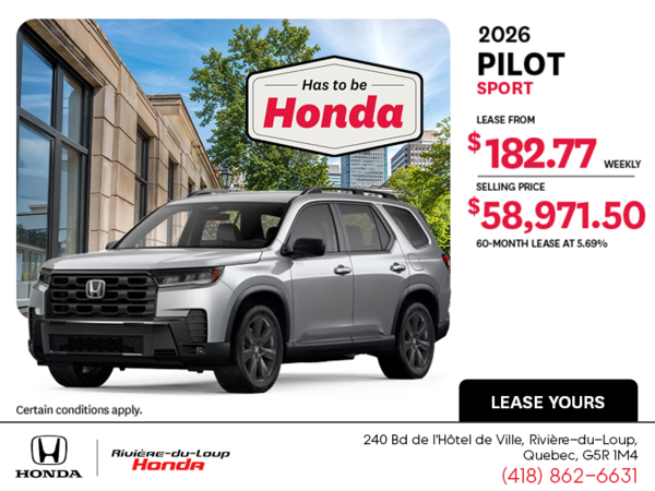 2026 Honda Pilot