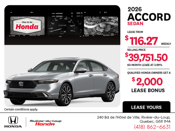 2026 Honda Accord