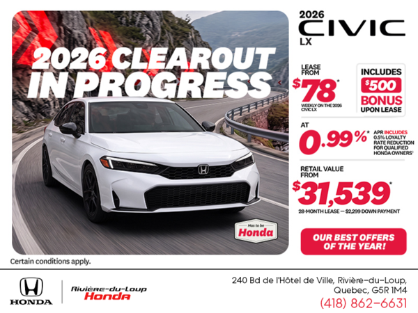 2026 Honda Civic Sedan