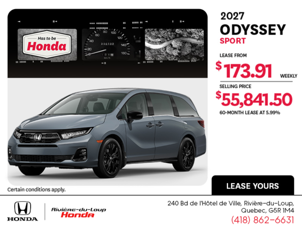 2027 Honda Odyssey
