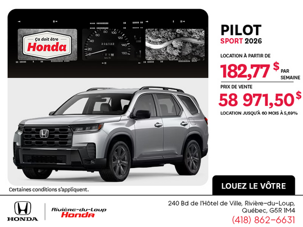 Honda Pilot 2026