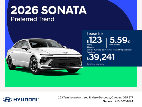 Get the 2026 Hyundai Sonata