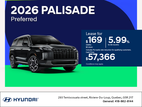 2026 Hyundai Palisade