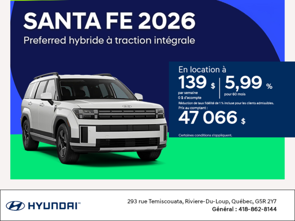 Hyundai Santa Fe Hybrid 2026