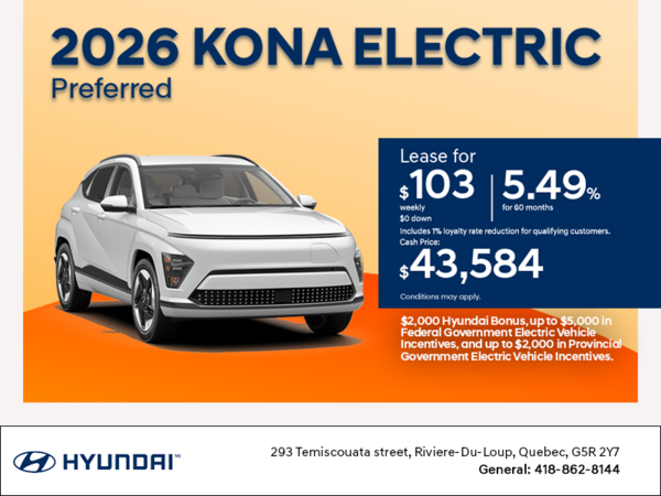2026 Hyundai KONA Electric