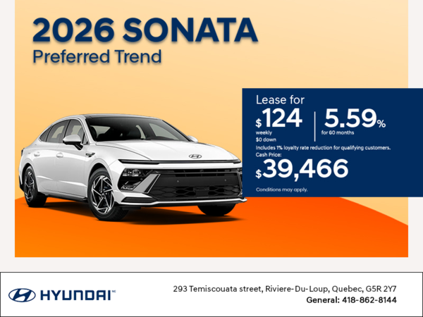 2026 Hyundai Sonata