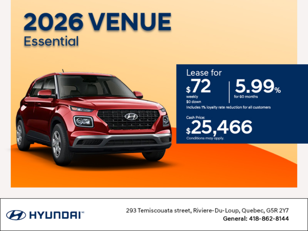 2026 Hyundai Venue