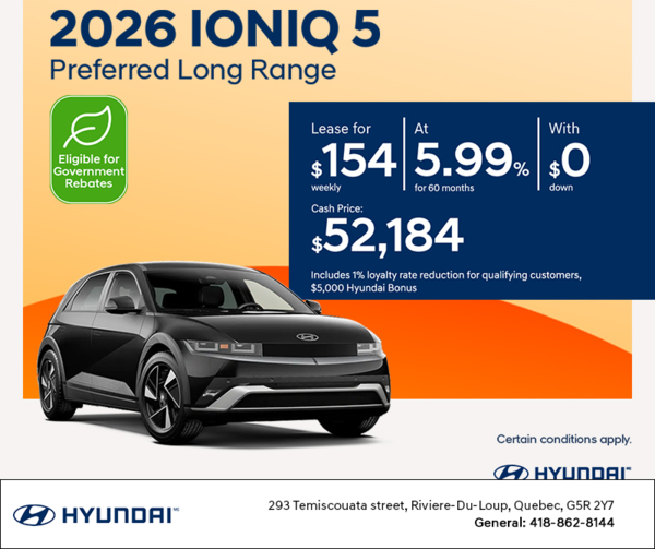 2026 Hyundai IONIQ 5