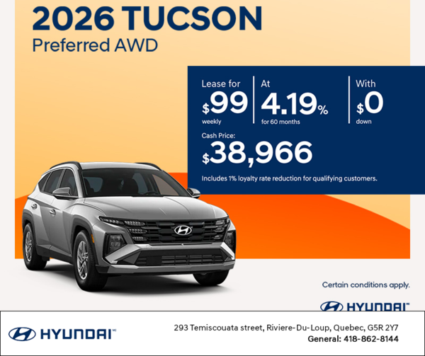 2026 Hyundai Tucson