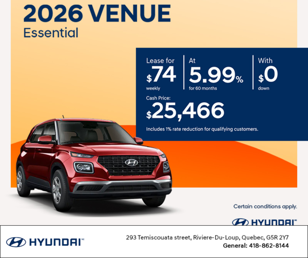 2026 Hyundai Venue