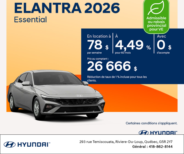Hyundai Elantra 2026