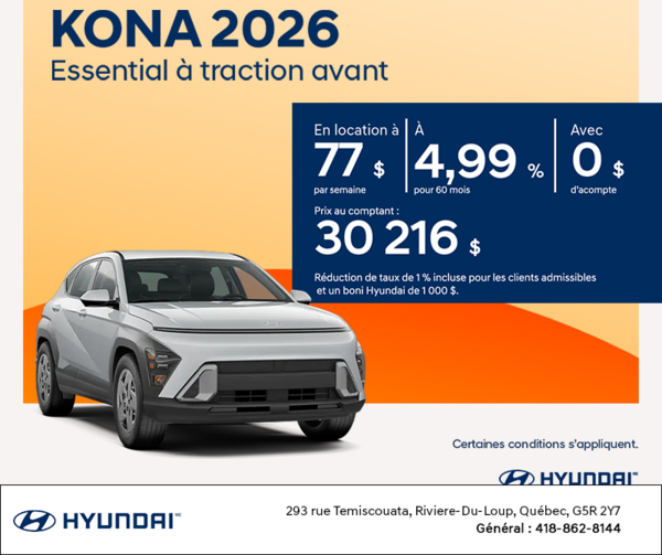 Hyundai Kona 2026