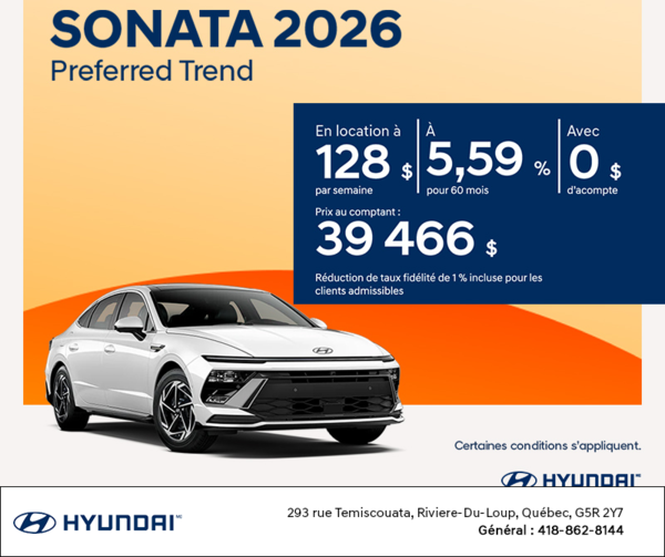 Hyundai Sonata 2026