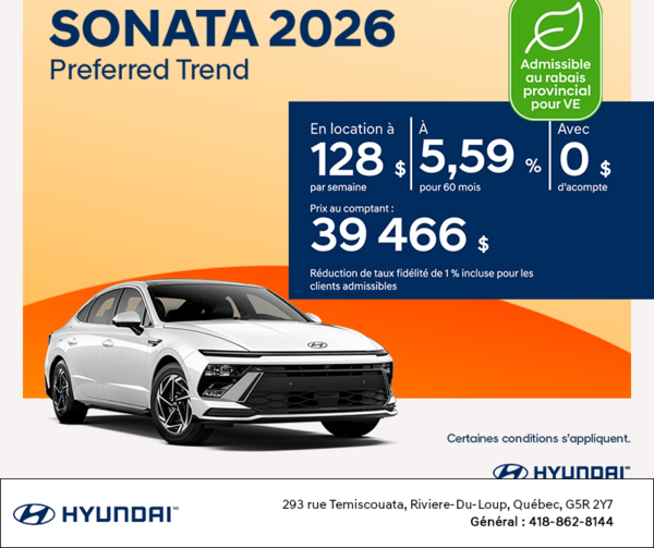 Hyundai Sonata 2026