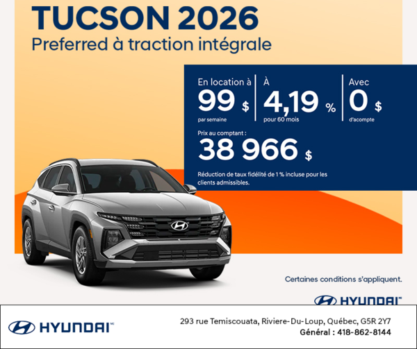 Hyundai Tucson 2026