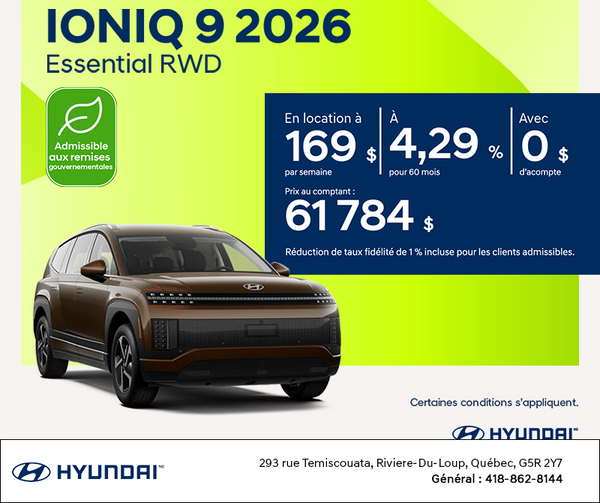 Hyundai IONIQ 9 2026