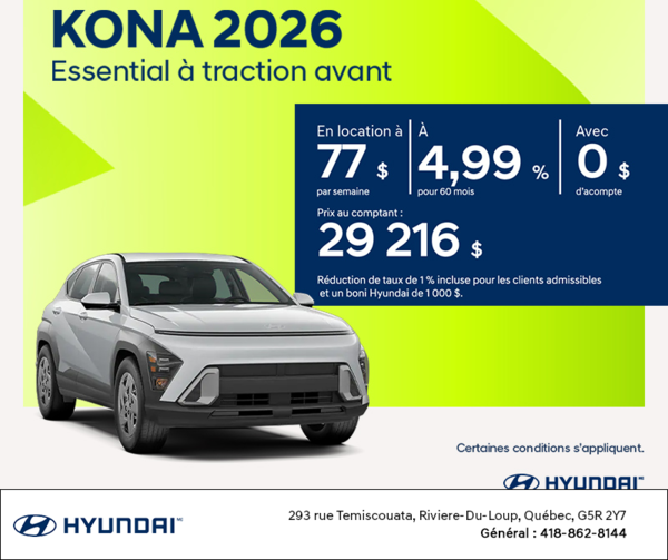 Hyundai Kona 2026