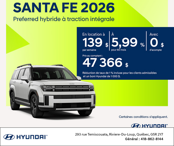 Hyundai Santa Fe Hybrid 2026