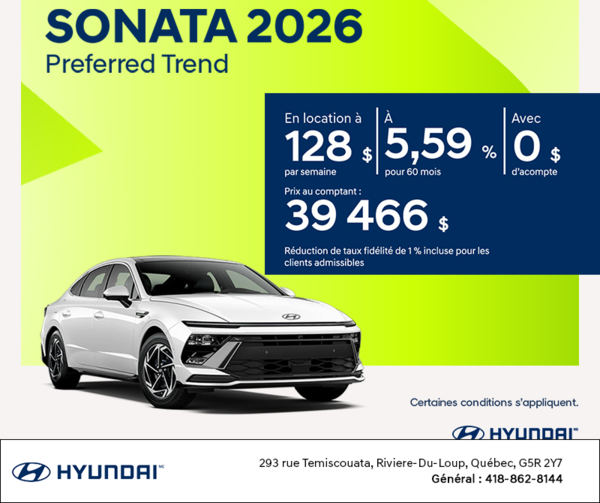 Hyundai Sonata 2026
