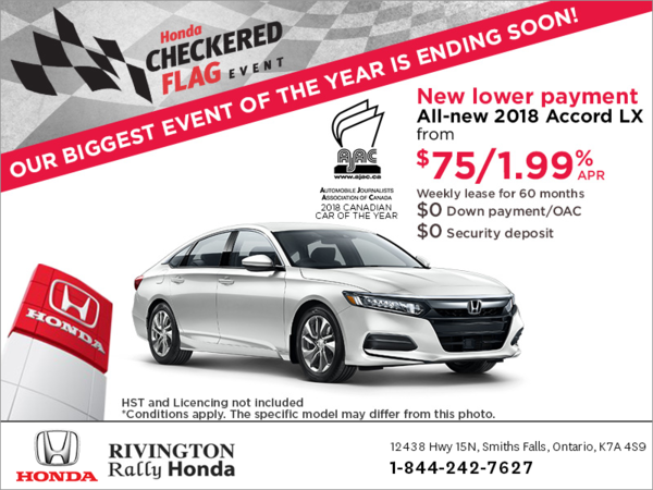 Lease the 2018 Honda Accord Sedan!