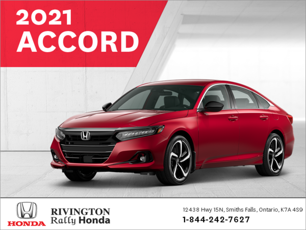 2021 Honda Accord Sedan EX-L - from $37,300 | Rivington Rally Honda