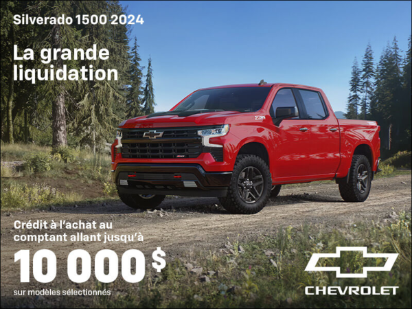 Procurez-vous le Chevrolet Silverado 1500 2024