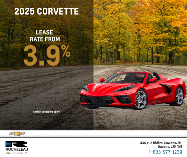 Get the 2025 Chevrolet Corvette