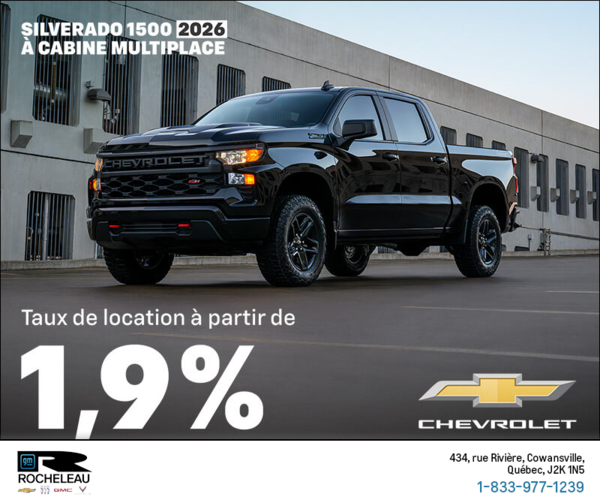 Procurez-vous le Chevrolet Silverado 1500 2026