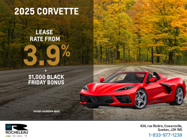 Get the 2025 Chevrolet Corvette