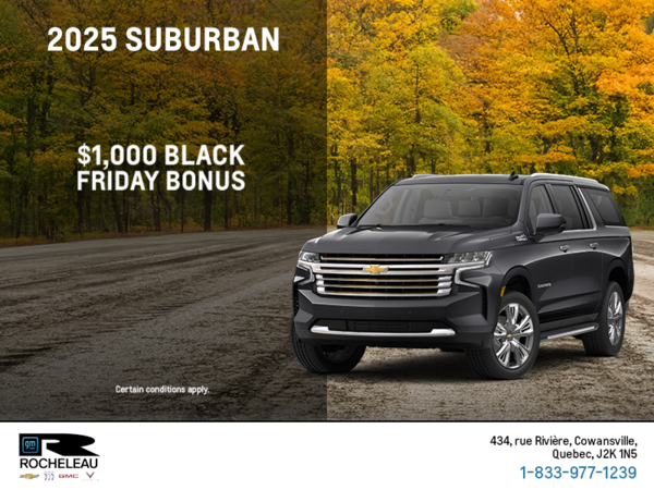 Get the 2025 Chevrolet Suburban