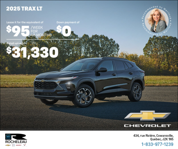 Get the 2025 Chevrolet Trax LT