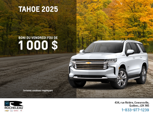 Le Chevrolet Tahoe 2025