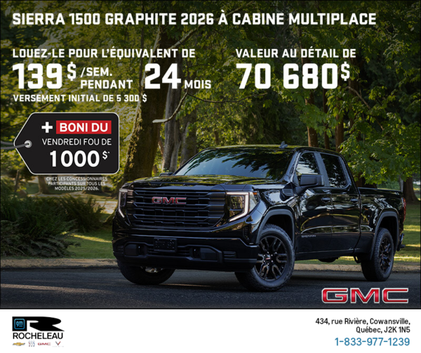 Le GMC Sierra 1500 2026