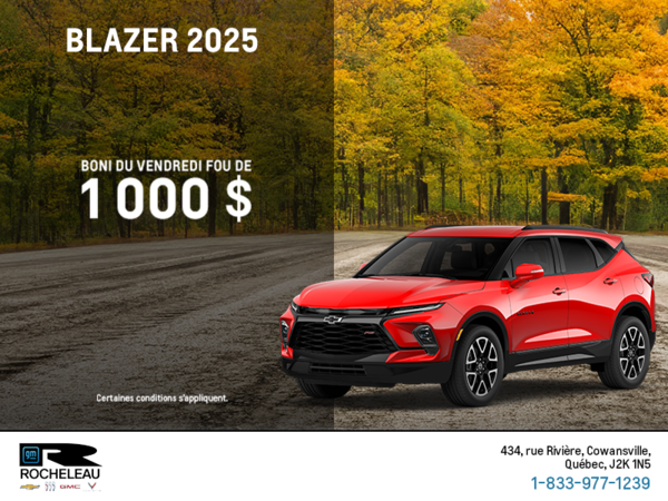 Procurez-vous le Chevrolet Blazer 2025