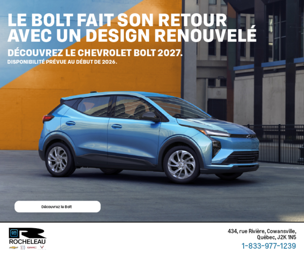 Procurez-vous le Chevrolet Bolt 2027