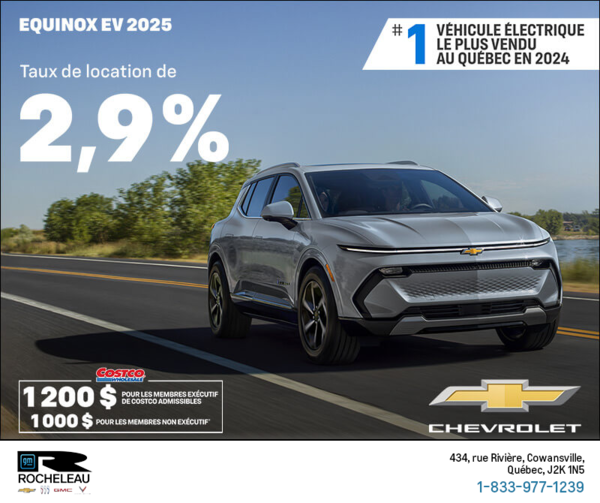 Procurez-vous le Chevrolet Equinox EV 2025