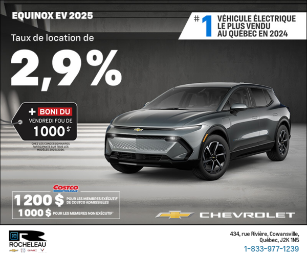 Procurez-vous le Chevrolet Equinox EV 2025
