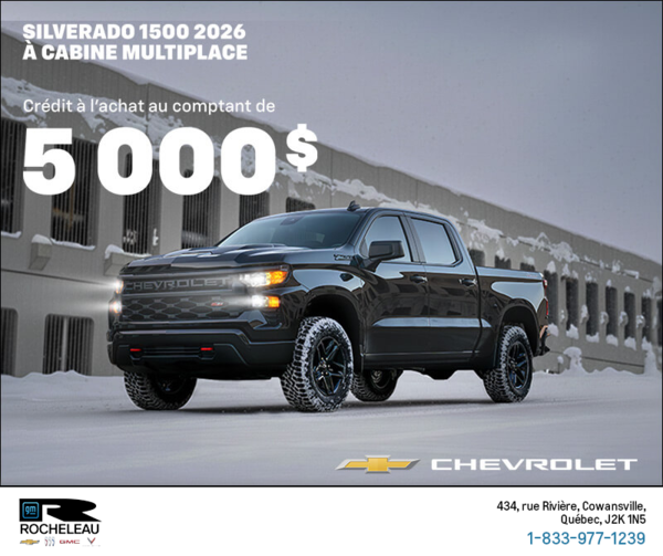 L'événement du mois Chevrolet