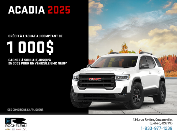 Le GMC Acadia 2025