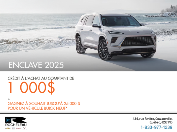 Procurez-vous le Buick Enclave 2025