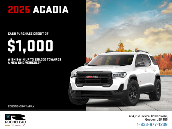 The 2025 GMC Acadia