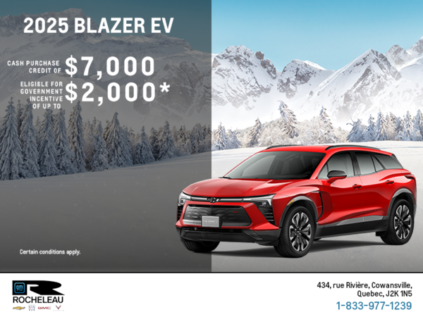 Get the 2025 Chevrolet Blazer EV