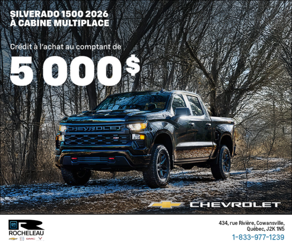 Procurez-vous le Chevrolet Silverado 1500 2026