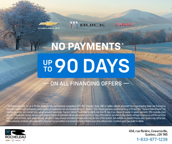 Chevrolet 90 Days Event!